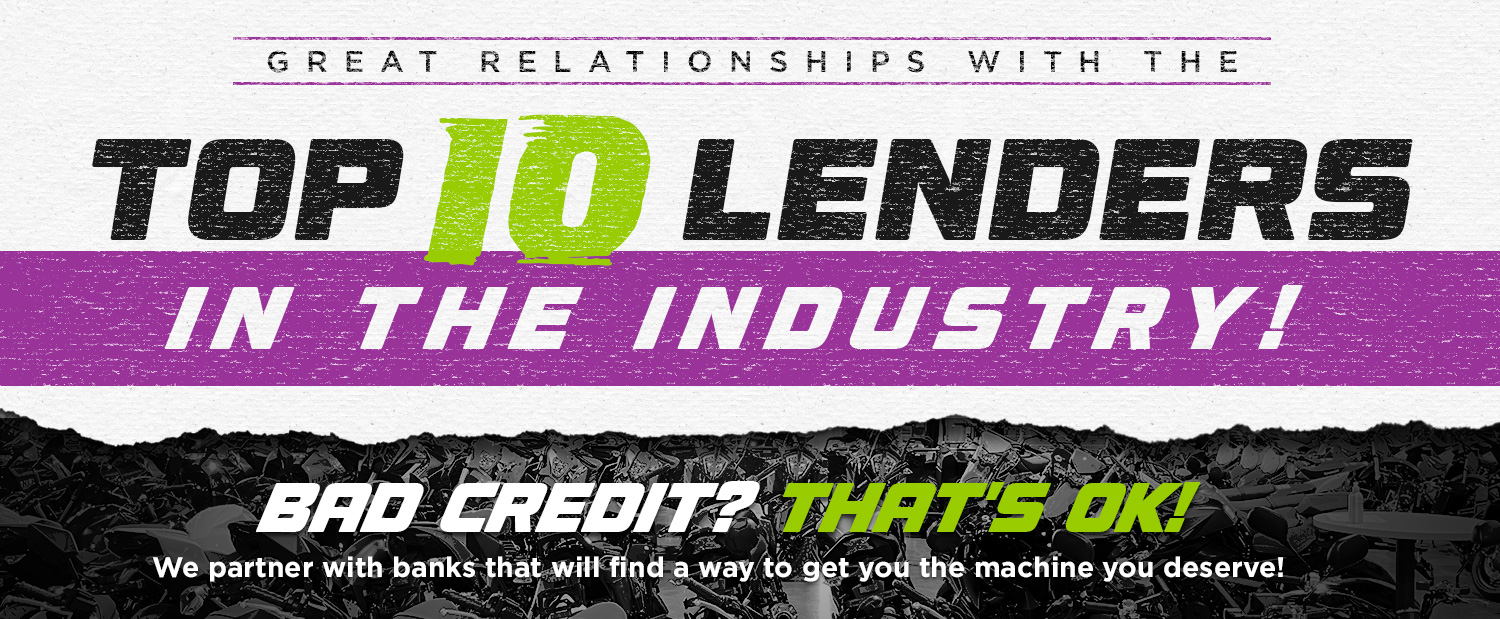Great Relationships with the Top 10 Lenders in the Industry | Bad Credit? That's Ok!